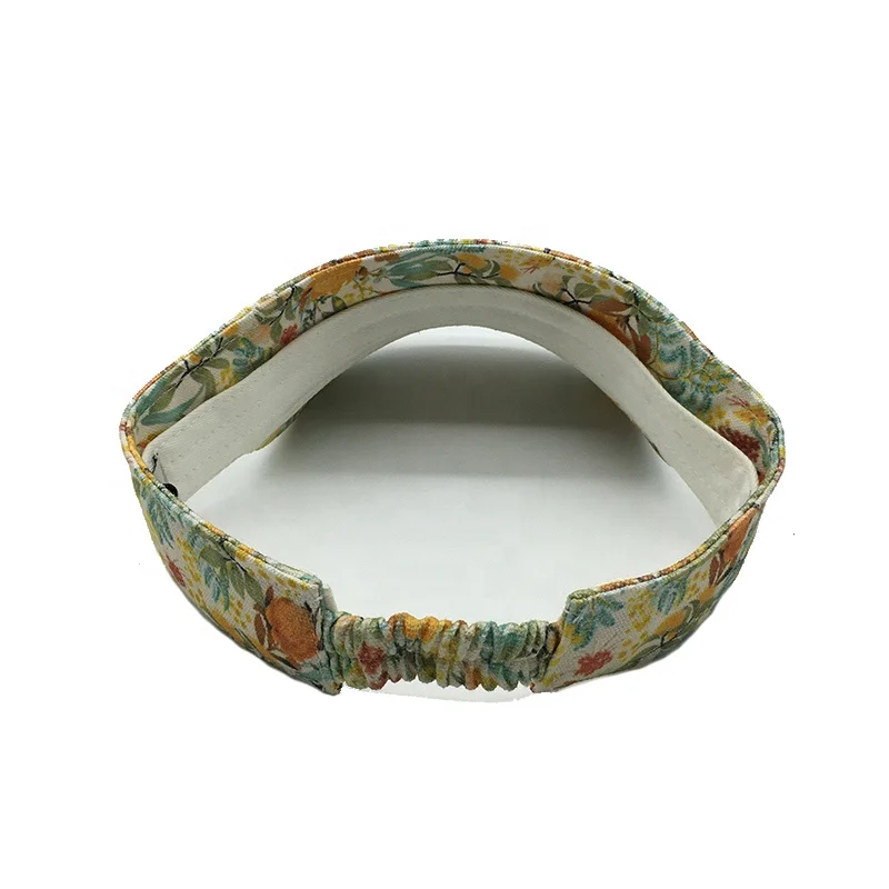 Оптовая продажа сублимационный Печатный солнцезащитный козырек спортивные шляпы регулируемый