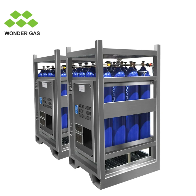 Wonder Gas Offshore Platform Oxygen Gas Cylinder Rack Dnv Cylinder Rack ...