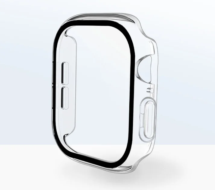 product transparent fashion protective case for apple watch series 10 smart watch cases for 42mm  46mm watches new anti drop design-4