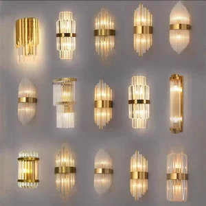 High Quality Luxury Crystal Wall Lamp for Bedroom Novelty Style 6W LED PC Lamp Body for Home Hotel Villa Corridor Decor