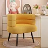 Egg yolk yellow - black frame [lamb wool]