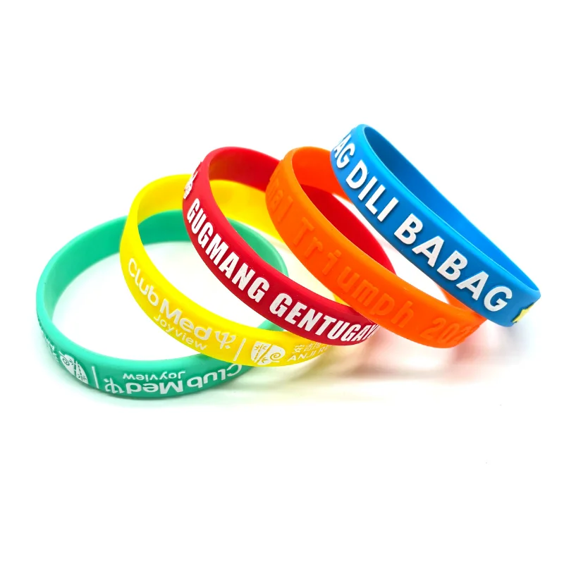 Custom Silicone Wristbands Eco-Friendly Promotional Gifts
