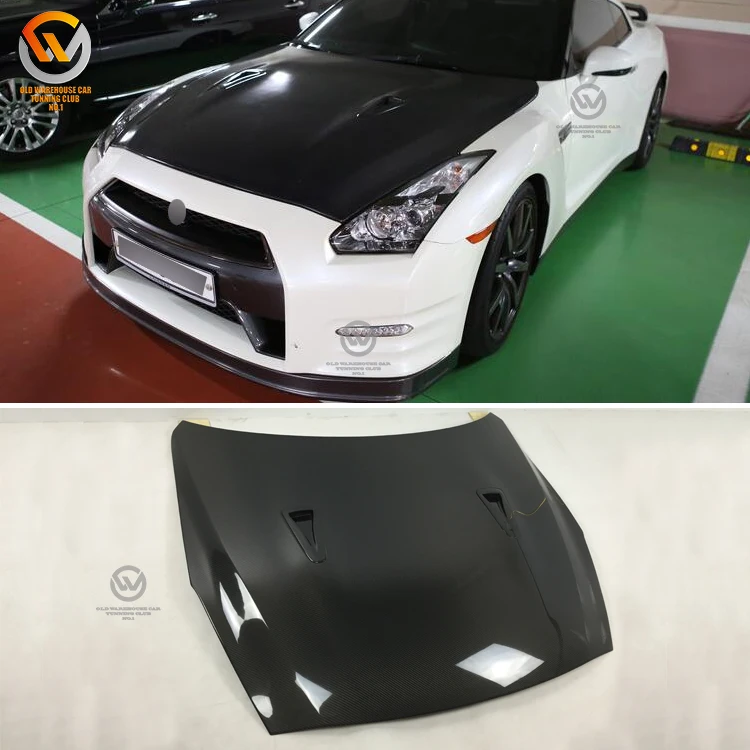 用于天际线R35 GTR Nismo风格的发动机罩碳纤维CF| Alibaba.com