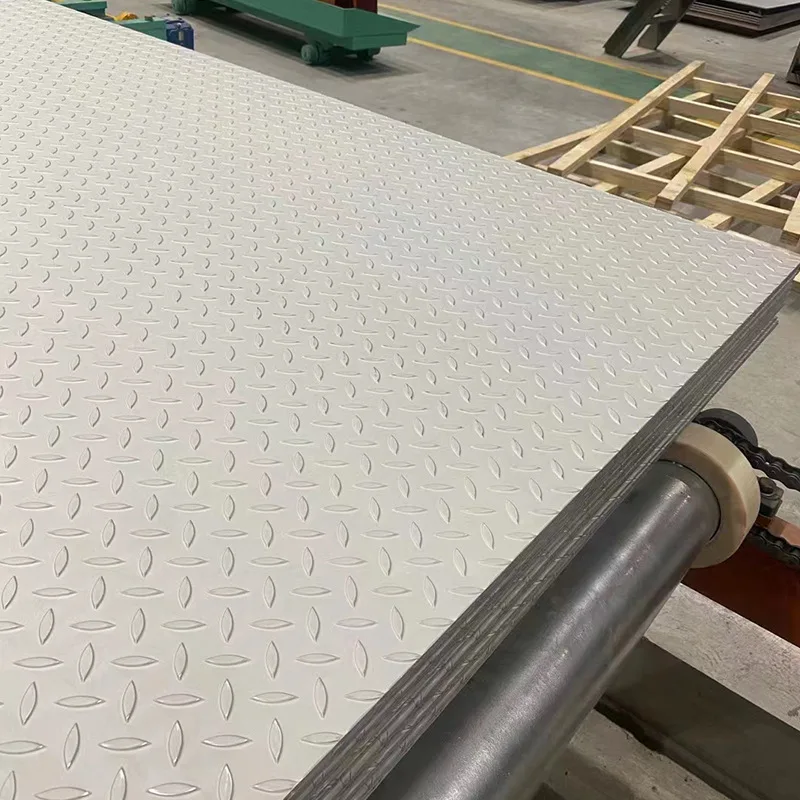 Wholesale 304/316L/321 Anti-Slip Pattern Stainless Steel Plate Large Supply From Manufacturer for Metal Products