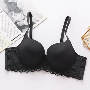 Factory OEM Beautiful Sexy Floral Lace Bra Night Dress for Women