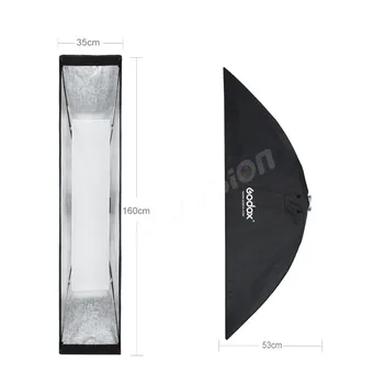 Godox 35*160cm 14"x 63" Rectangular Grid Honeycomb Softbox Bowens Mount for Studio Strobe Flash Light detail image