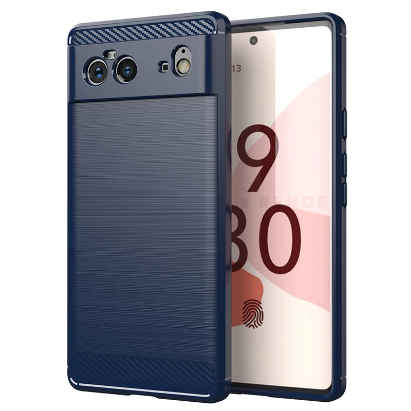 For Google Pixel 6 case Carbon Fiber Soft TPU Mobile Phone Case for Google Pixel 6 Pro ultra Back Cover