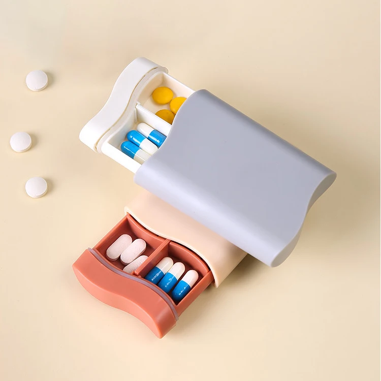 Портативный 6 отсеков Пластиковые пилюля Органайзер медицина диспенсер для таблеток органайзер хранения контейнер пластиковый