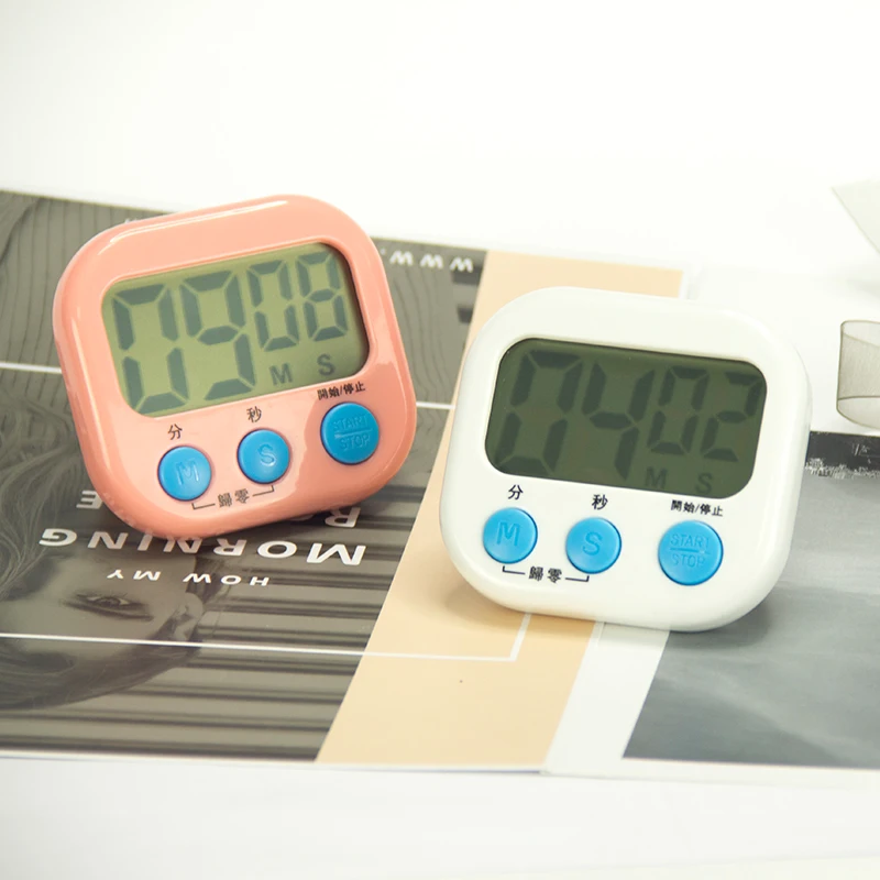 EMAF Promotion Time Reminder Magnetic Electronic Digital Kitchen Cooking Cute Countdown Alarm Timer Kids Portable Study Timer