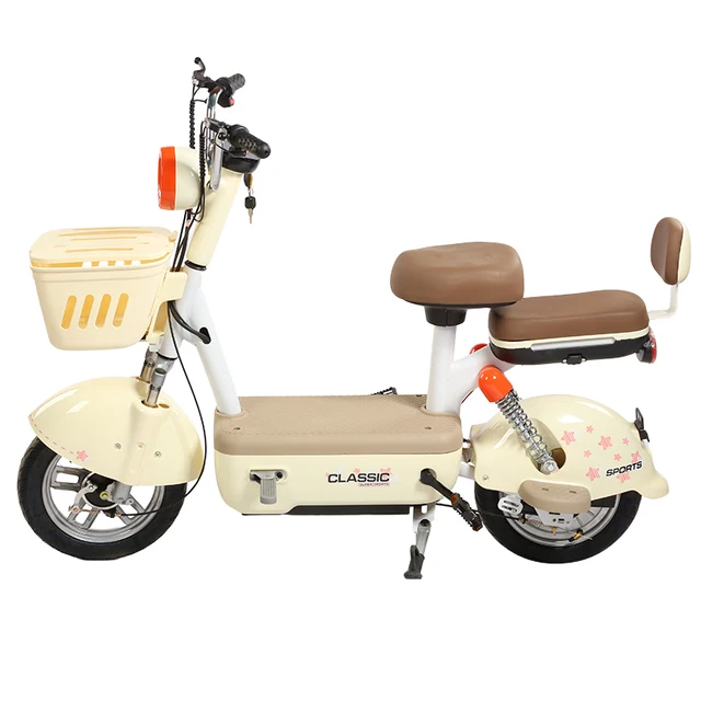 2023 electric bicycle supplier 350w motor City electric bike with mirror E scooter for sale