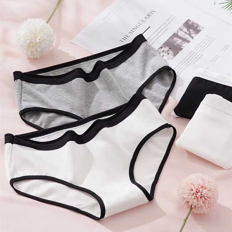 2022 New Color Soft Cotton Breathable Underwear Seamless Panties For ...