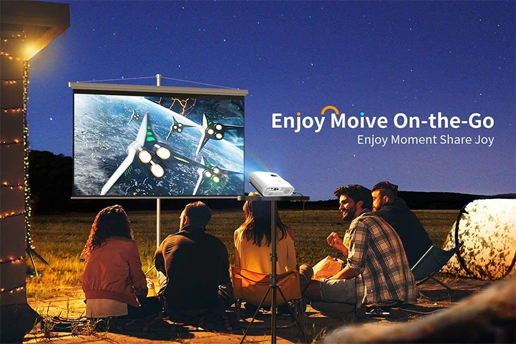 Pocket Mini Multimedia Projector C10 for Mobile Phone TV 1280x720p Portable Led Outdoor Home Theater Cinema Projector