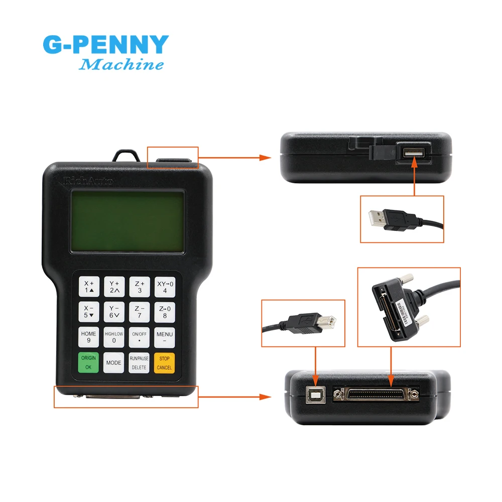 RichAuto DSP A11 CNC Controller Original 3 Axis Motion Controller  English Version for CNC Router Machine
