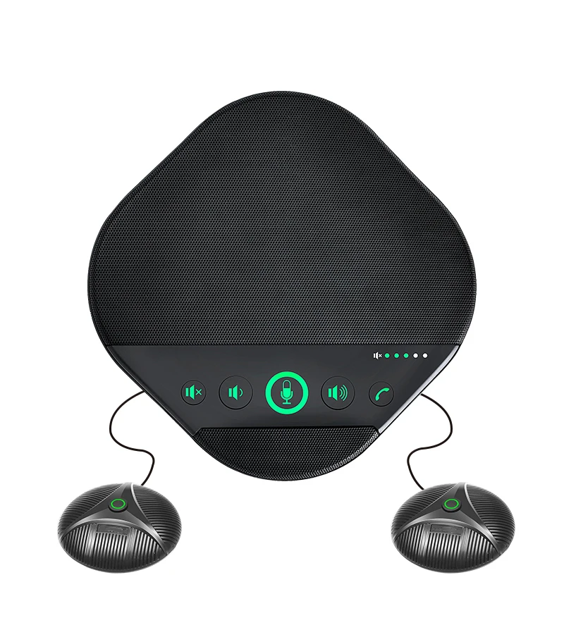 Runpu N60W Enhanced 2.4G Wireless Cascading Conference Omnidirectional Speaker for Large Business Meeting
