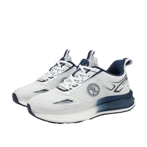 Men's Casual Sporty Comfortable Shoes Lightweight Lace-Up Anti-Slip Wear-Resistant EVA Shock-Absorbing Design Soft Walking