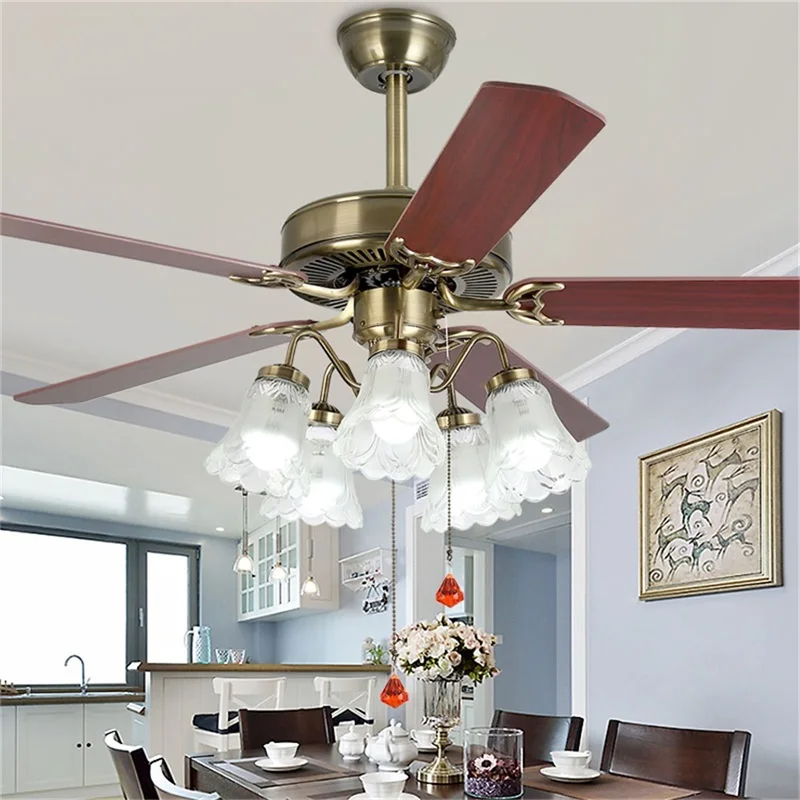 Shop Our Vintage Ceiling Fan Light - 52 Inch Lamp with Remote