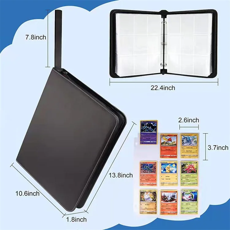 custom card binder zipper Deluxe ScanCard Binder - Style 103SC