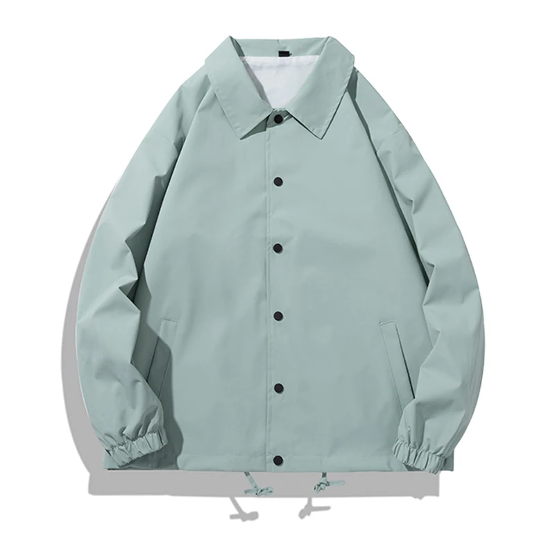 Blank es Jacket Leisure Outer Clothing Spring Windbreaker Lapel Collar Man's Jackets mens_voghion.com