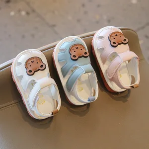 Summer Soft Bottom New Born Baby Sandals Kids Baby Sandals 0-1 Years Old Sandals for Babies