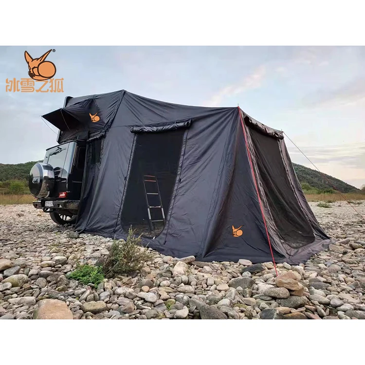 4x4 4WD Overland Hard Shell Rooftop Car Trailer Offroad Roof Tent with Annex Room Awning
