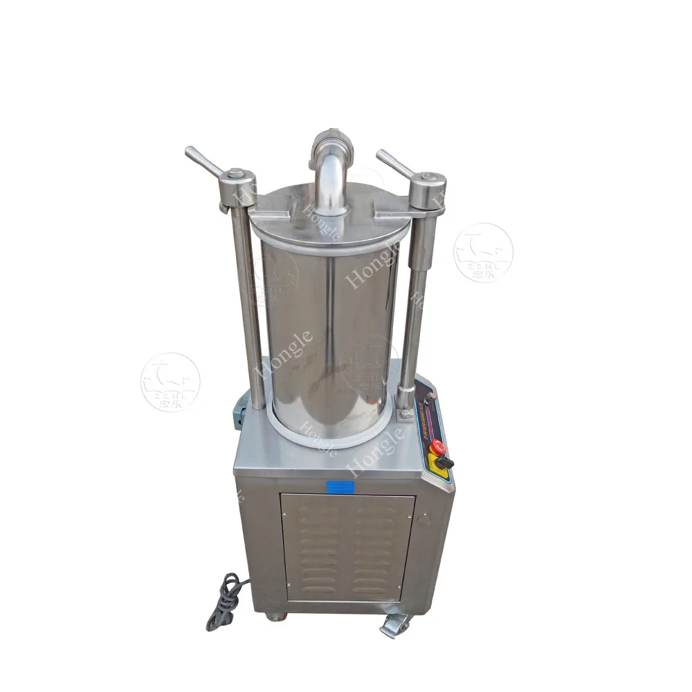High Quality Automatic Churrera Machine Sausage Filler With Twister 35L Hydraulic Sausage Filling Making Machine Meat Extruder