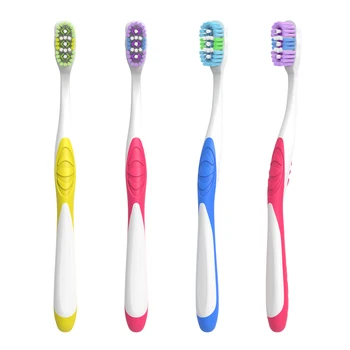 Wholesale OEM High Quality Toothbrush Handle Couple Toothbrush Custom Logo Oral Care Manual Adult Toothbrush Manufacturer