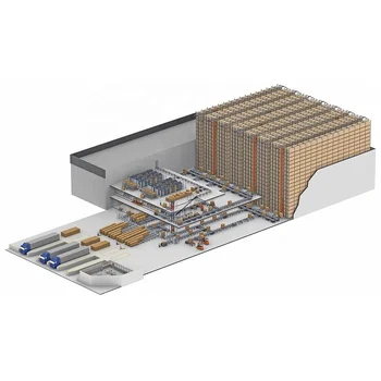 Peterack ASRS Racking System Automatic Storage/Intelligent Storage Shelf System Customized Industrial Warehouse Pallet Rack