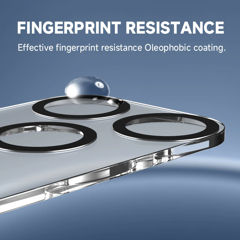 product 9h hd clear silk acrylic integrated lens screen protector anti broken camera lens screen protector for iphone 17 pro max-7