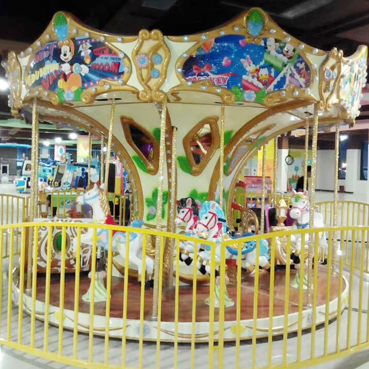 12 Seats High Quality Beautiful Popular Kids Merry Go Round Customized ...