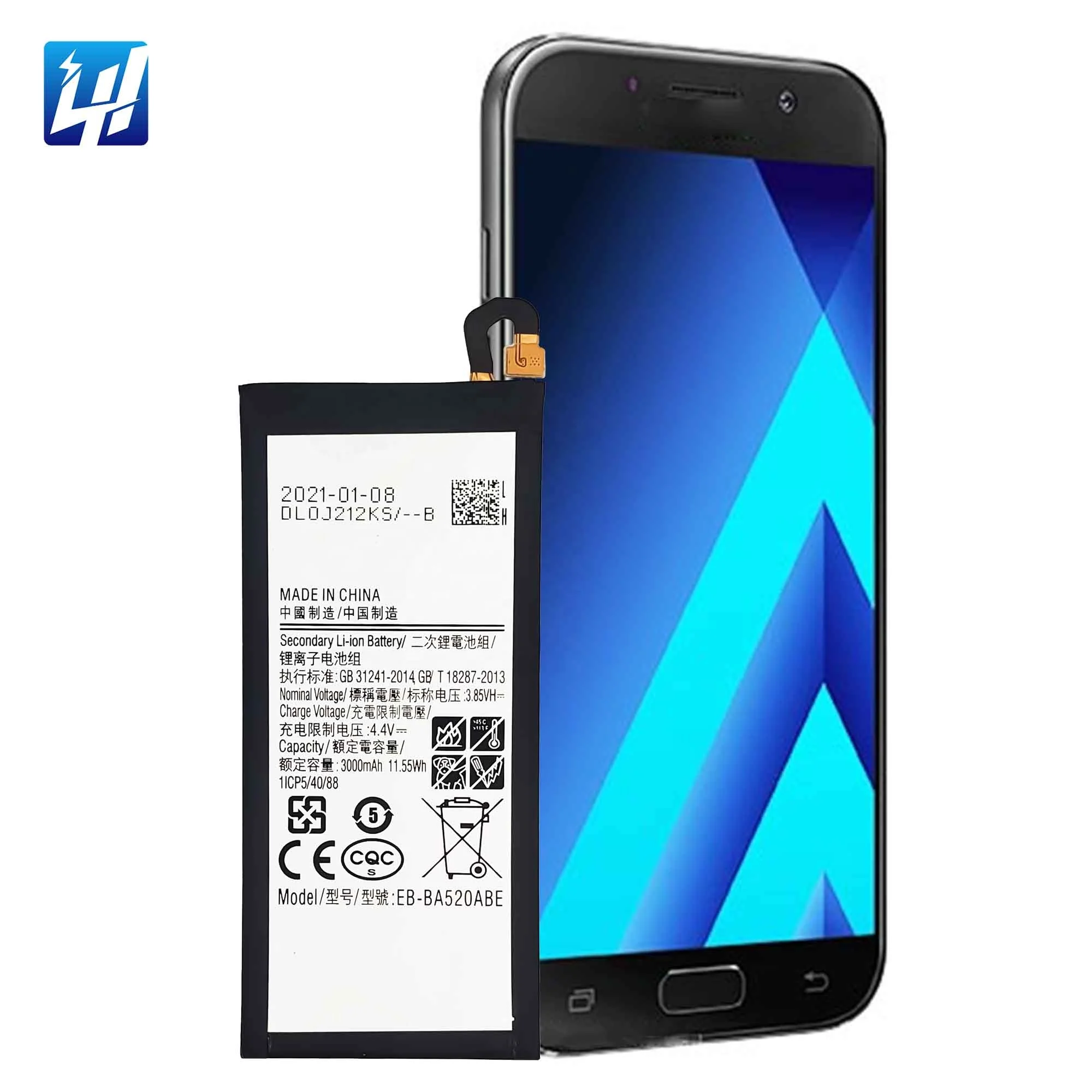 2020 Ithium Polymer Phone Battery 3000mah for Samsung Galaxy A5 2017