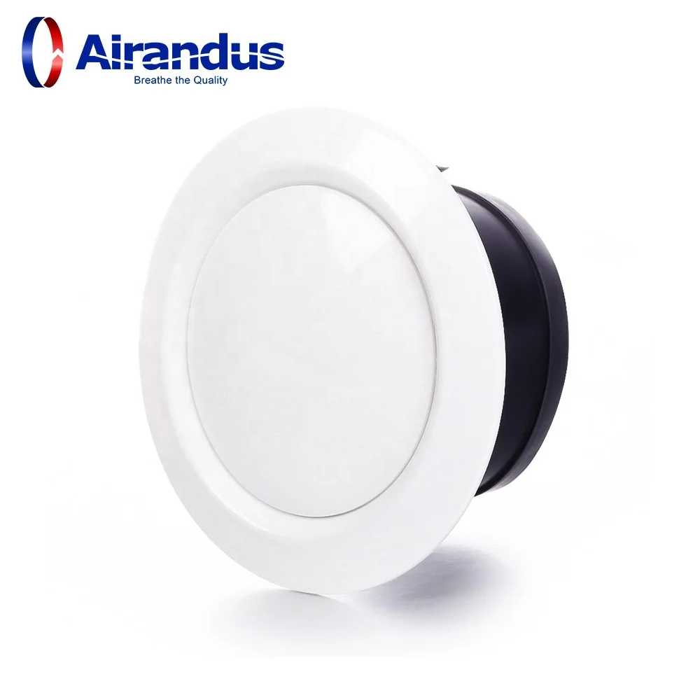 Hvac System Air Conditioner Exhaust Decorative White Ceiling Diffuser ...