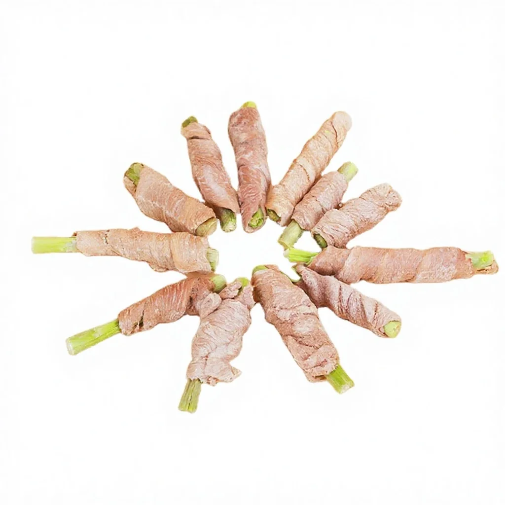 Organic Freeze-Dried Raw Meat Roll Molar Training Pet Snack Treats for Cats & Dogs factory