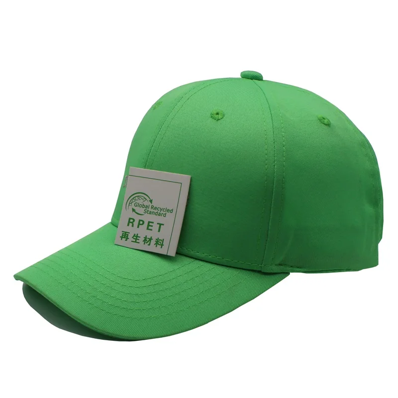 6 Panel Recycle Baseball Hats 
