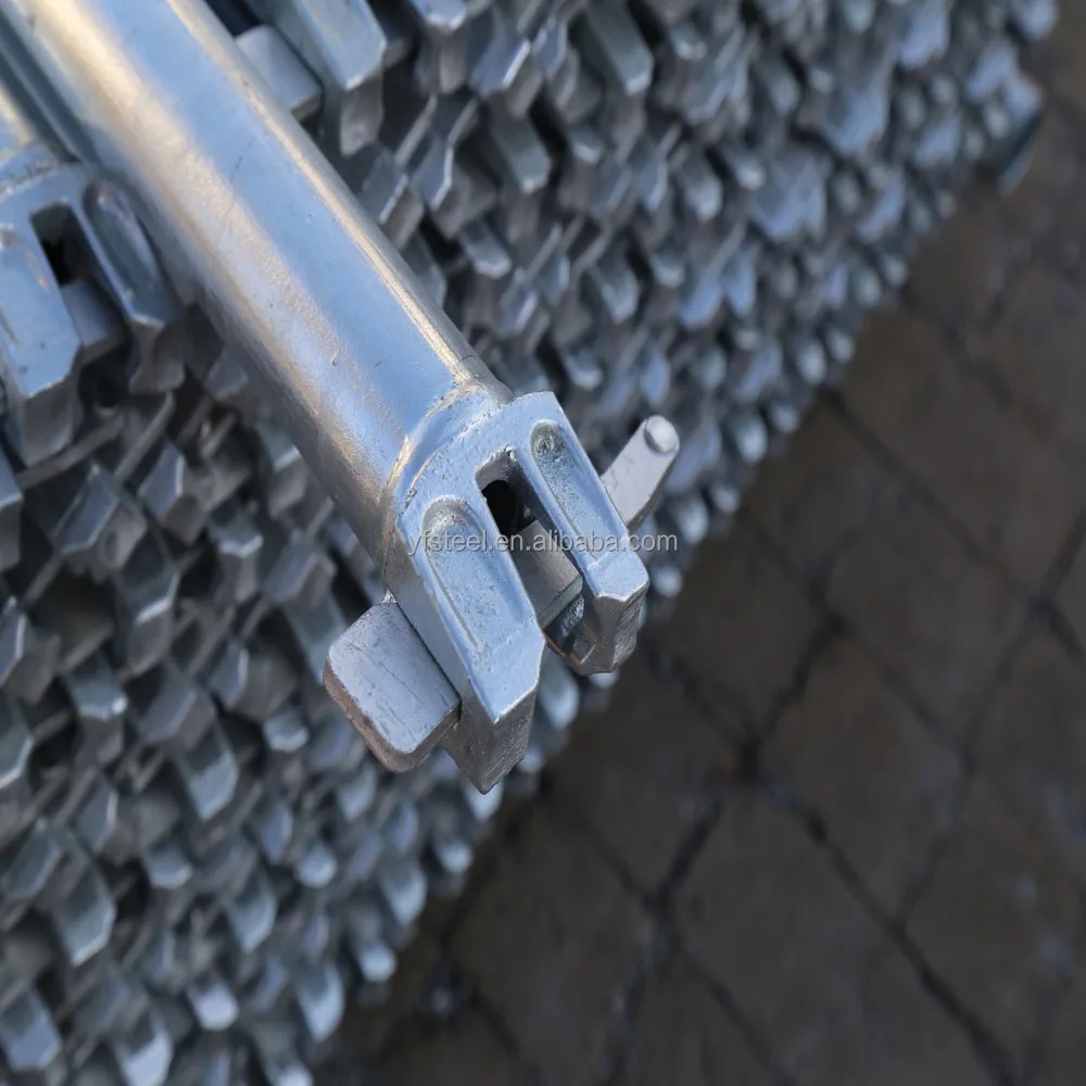 EN 12810 Types of Ringlock Scaffold Galvanized  Ringlock  Scaffoldings System for Construction