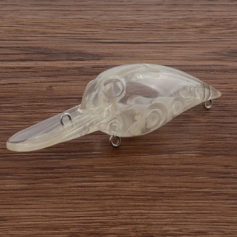 Wholesale Unpainted Fishing Lure Blanks Body 7.6cm 8.5g Crankbait With