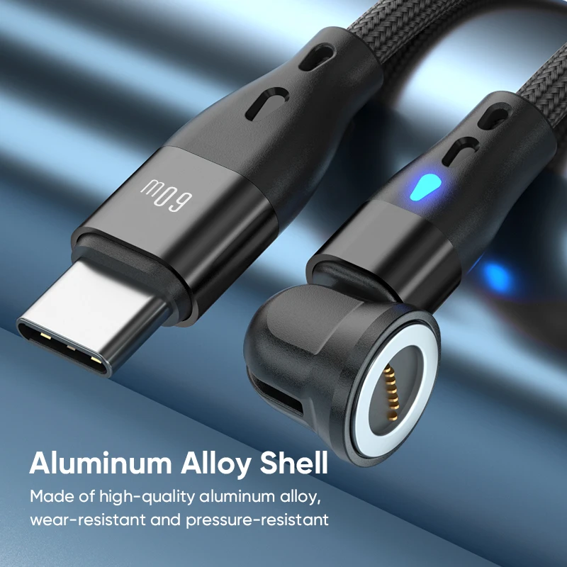 Magnetic Charging USB Date Cables 6in1 3in1 with Adapter Type c Micro Connectors Fast Charging Bending Usb Cables PD60W Fast