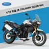 Triumph tiger 800 white
