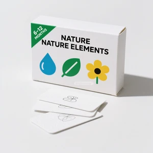 Oem Factory Customization Fruit Kidscustom Printed Flash Cards Baby Visual Simulation Cognitive Black and White Cards