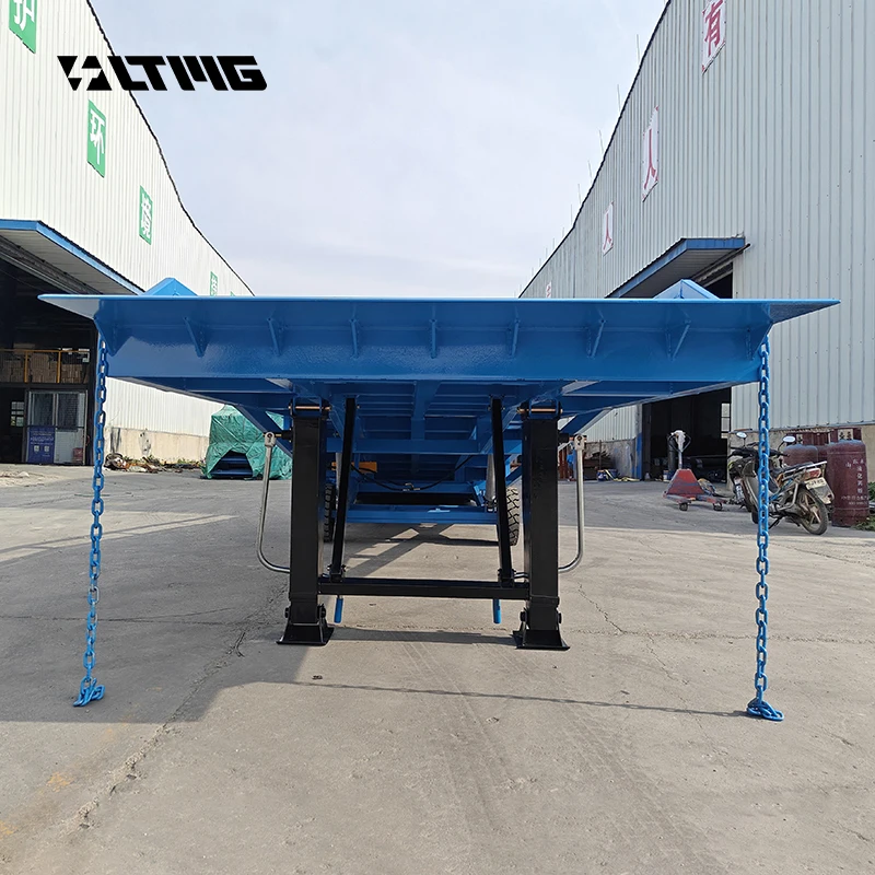2024 New LTMG Movable Hydraulic Container Offloading Ramp  6t 8t 10t Forklift Vehicles Mobile Dock Leveler for Warehouse Factory