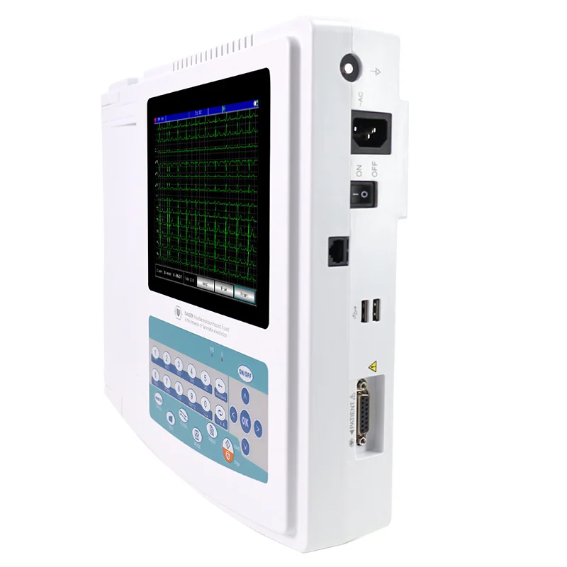 CONTEC CE ECG1200G cardiograph электрокардиограммы 12 каналов pc ЭКГ с описаниями