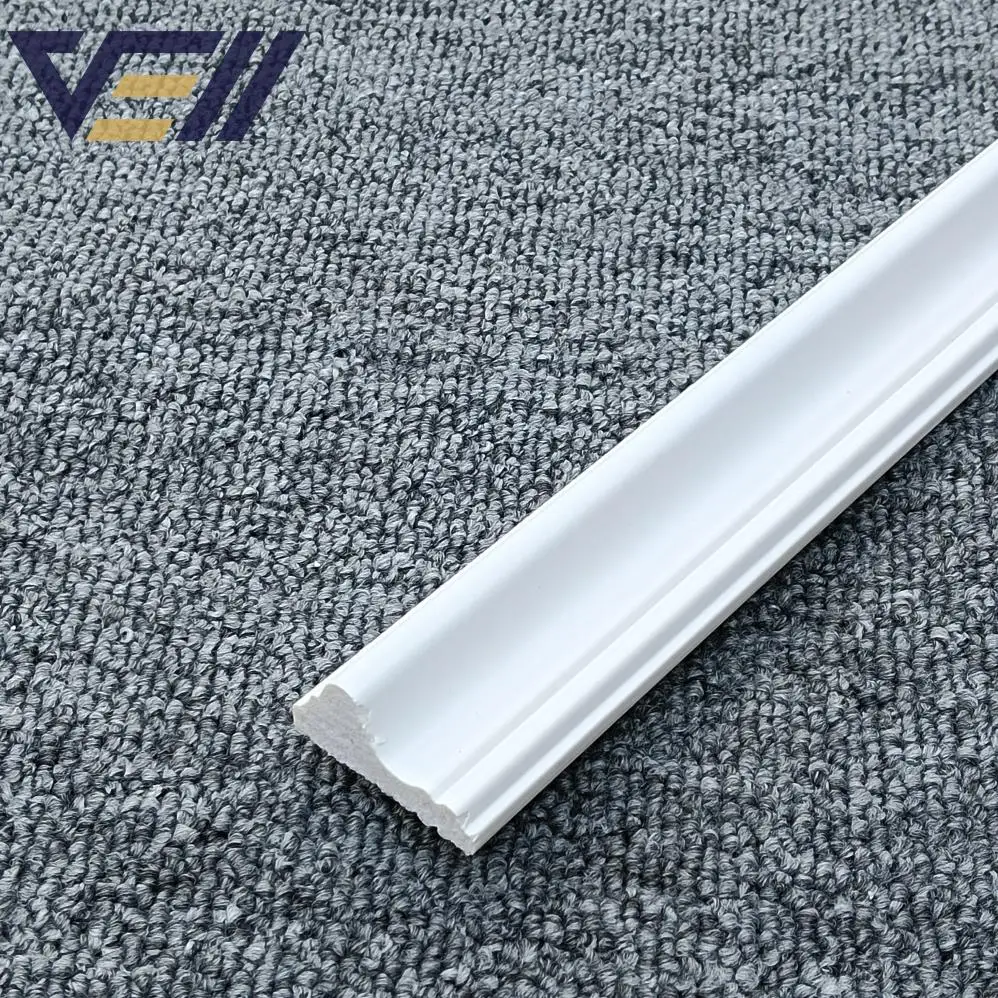 Factory Polystyrene Ps Skirting Board&plastic Wall Eco-friendly Moulding&pvc Foam Cornice Led Skirting Board