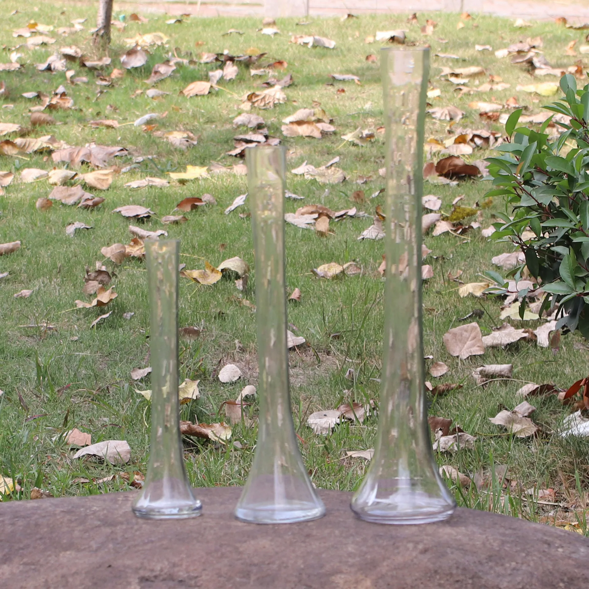 BLP220617-1 Table Decoration Clear Thin Flower Vase Home Decor Tall Glass Vase for Wedding Centerpieces