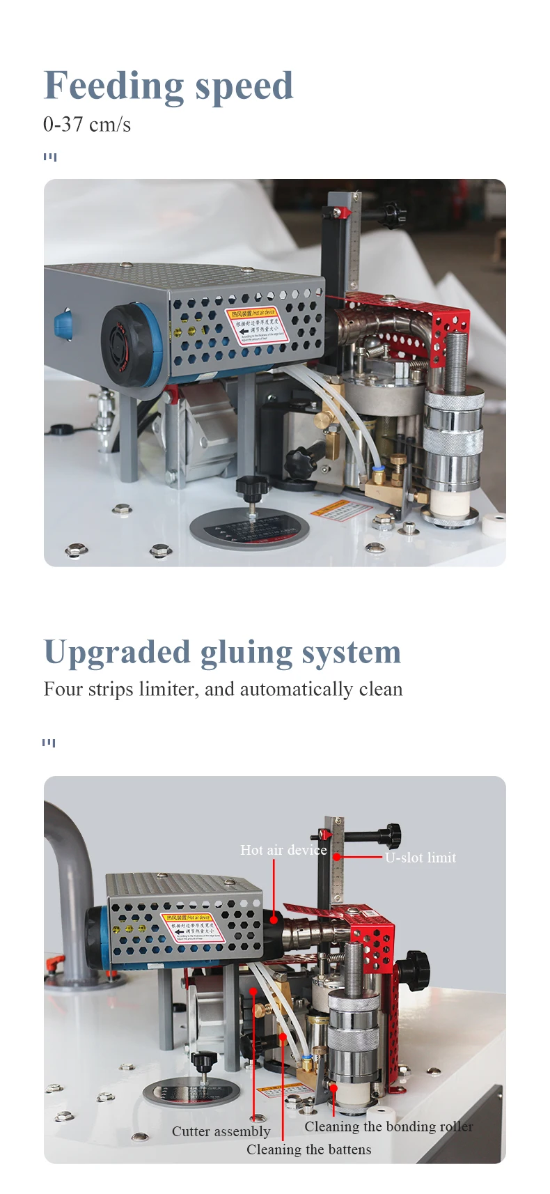 Dtmach Automatic Curve Edge Bander Banding Machine Plywood Mdf