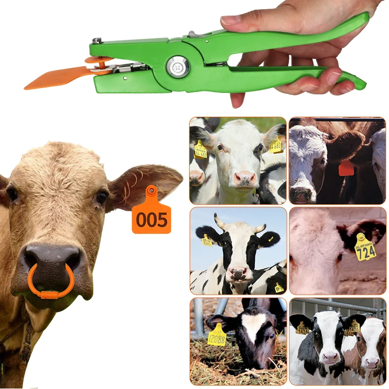 Pinza Per Marchi Auricolari Bestiame - In Lega Di Alluminio Per Bovini, Ovini, Capre E Cavalli