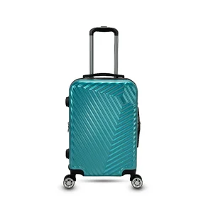 Wholesale 3pcs Durable and Convenient ABS+PC Carry-On Suitcase with TSA Lock and Spinner Caster Unisex Luggage Trolley
