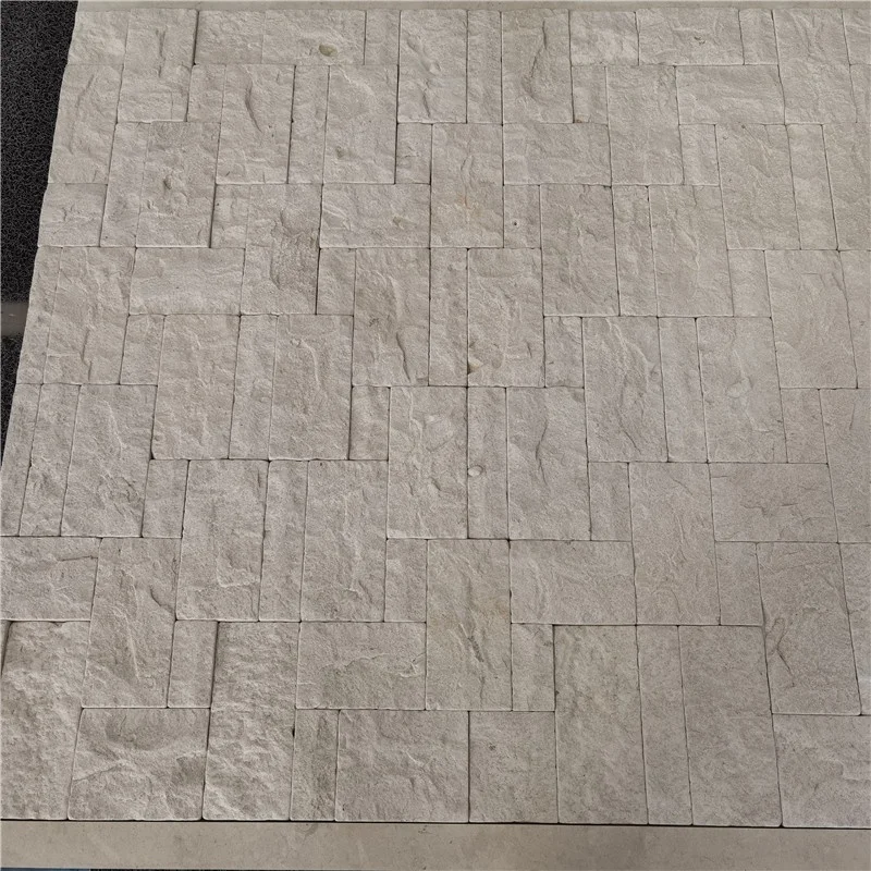 product tile carrelage pavers beige wall black stone veneer limestone limestone-3
