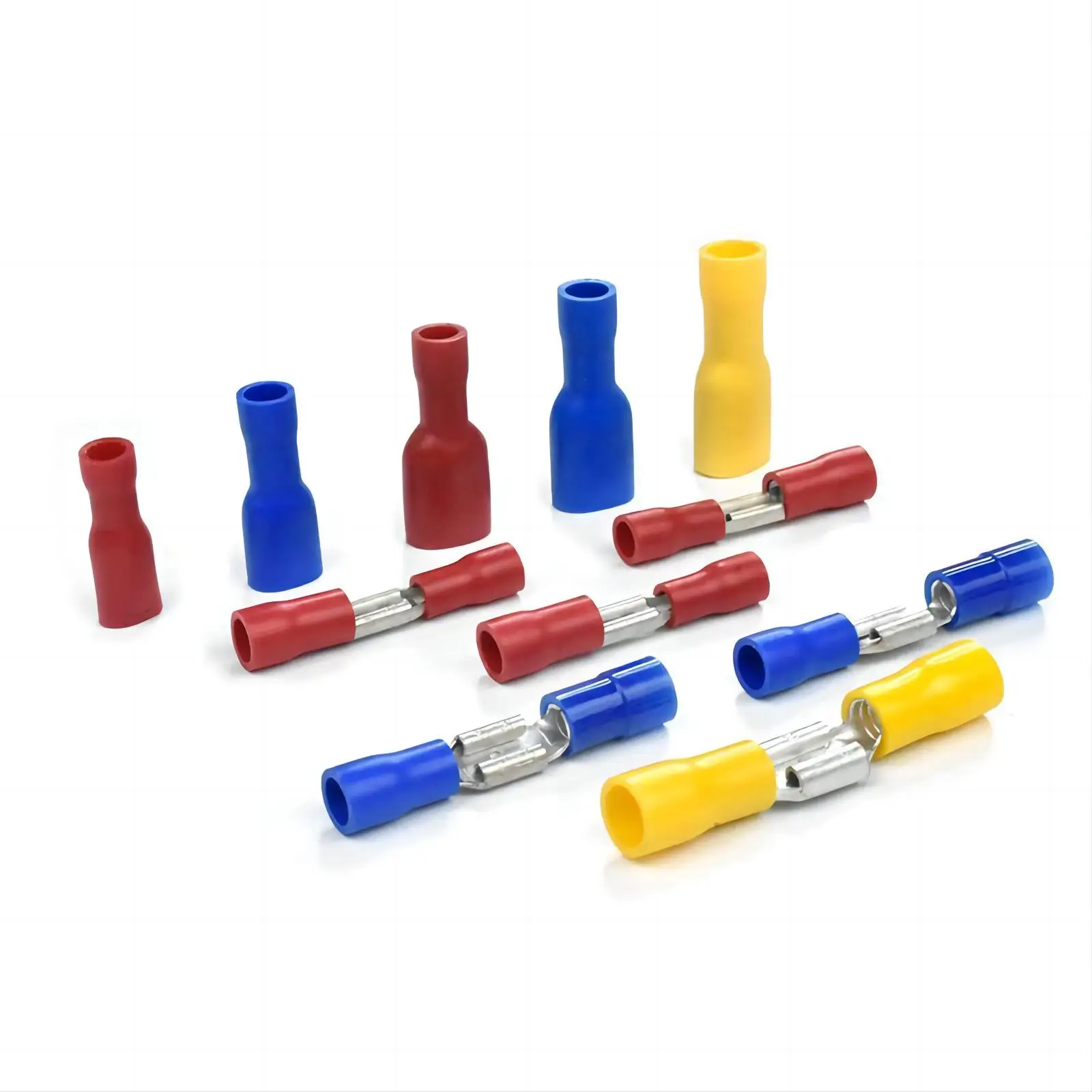 Wire Terminal Insulated Electrical Connectors Assorted Female Crimp
