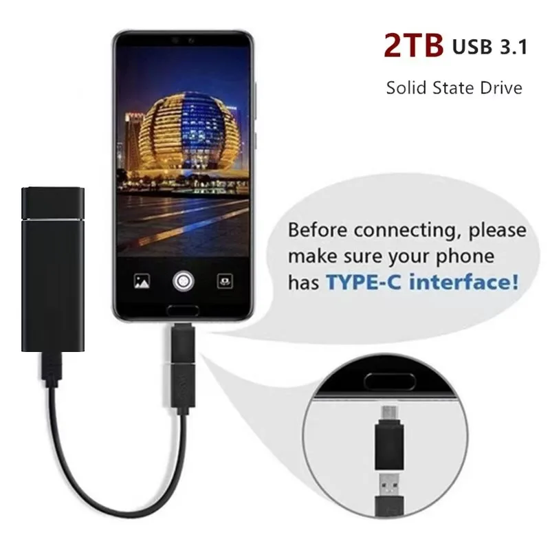 Portable 4TB SSD Type-C USB 3.1 Hard Disk - Image 9