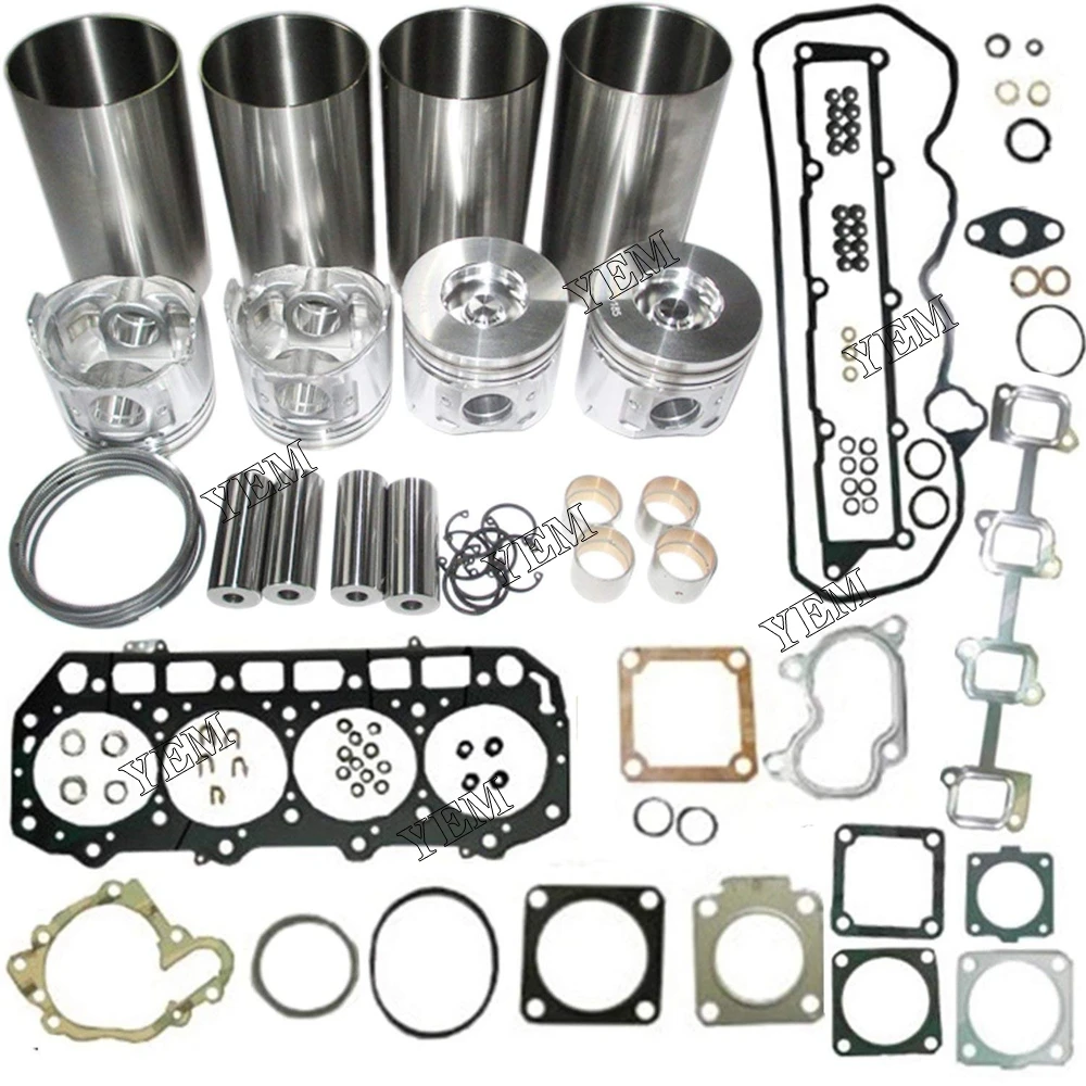 Genuine Parts 4JH4E 4JH5E Overhaul Rebuild Kit for Yanmar Marine Pleasure Engine Parts