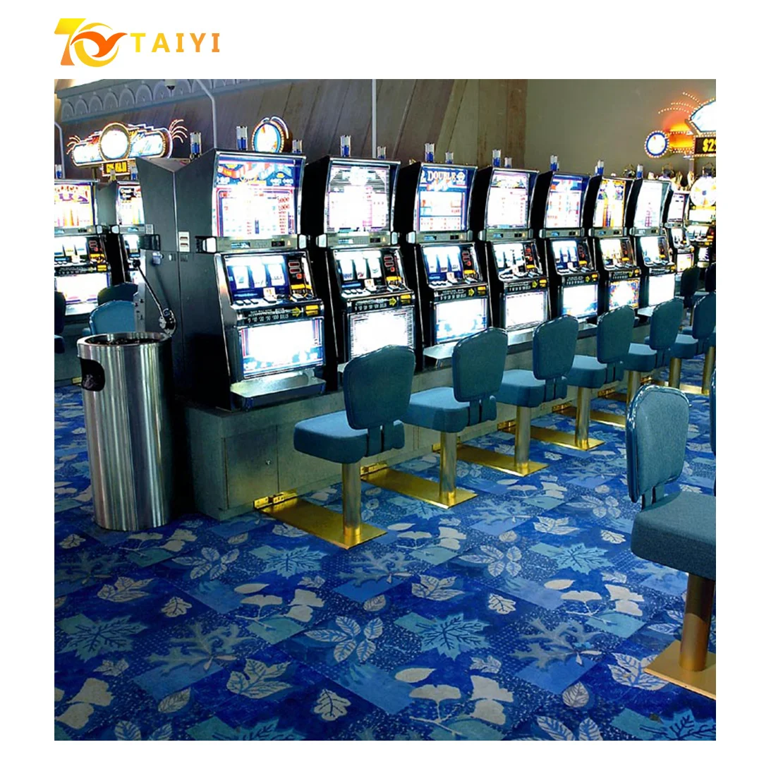 蓝色雪花叶赌场小广场设计暖色游戏厅赌场墙对墙3d印花地毯| Alibaba.com